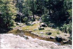 A site at Upper Hell Hole, the free boat-in and hike-in campground three miles southeast at the head courtesy of Marcia Wright&nearr; (CC BY 3.0&nearr;)