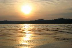 Shoreline and bluffs typical of Beaver Lake in the Arkansas Ozarks. courtesy of Michaelkrewson at English Wikipedia&nearr; (Public domain&nearr;)