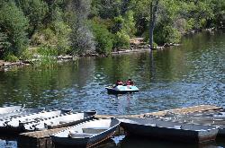 The North Shore picnic area, one of the two fee day-use sites on the lake. courtesy of Prescott NF&nearr; (Public Domain Mark&nearr;)