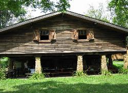 The historic Doak Homestead in Raccoon Creek State Park. courtesy of Parkraccoon30&nearr; (CC BY-SA 3.0&nearr;)