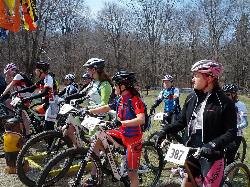 The field lined up at the start at Hop Brook Lake Recreation Area, April 2013 courtesy of k.steudel&nearr; (CC BY 2.0&nearr;)