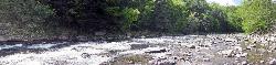 Loyalsock Creek just upstream of the PA Route 154 bridge courtesy of User:Ruhrfisch&nearr; (CC BY-SA 3.0&nearr;)