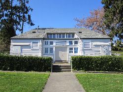 The brick bathhouse built by Seattle Electric in 1919 and remodeled by WPA crews in 1936
