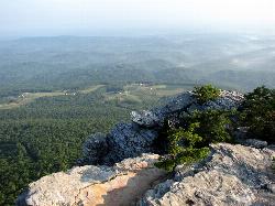The view from Moore's Knob, the highest point in Hanging Rock State Park courtesy of bobistraveling&nearr; (CC BY 2.0&nearr;)