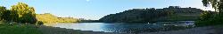 Panorama across Pearrygin Lake from the park. courtesy of Joe Mabel&nearr; (CC BY-SA 4.0&nearr;)