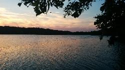 Upper Mystic Lake at dusk in summer. courtesy of Aslam Karachiwala&nearr; (CC BY-SA 3.0&nearr;)
