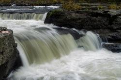 Close view of whitewater pouring over the main drop of Smith River Falls. courtesy of BLM Oregon & Washington&nearr; (CC BY 2.0&nearr;)