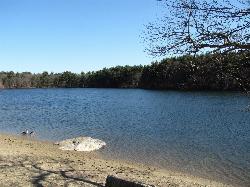 Houghton's Pond in the Blue Hills Reservation, Milton. courtesy of John Phelan&nearr; (CC BY 3.0&nearr;)